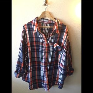 Multi Colored Plaid Shirt